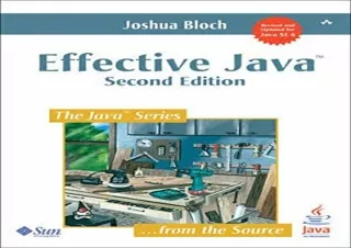 [DOWNLOAD PDF] Effective Java (2nd Edition) android