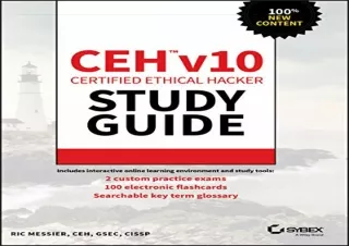 (PDF BOOK) CEH v10 Certified Ethical Hacker Study Guide free