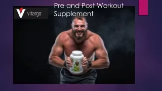 Importance of Pre and Post Workout Supplement
