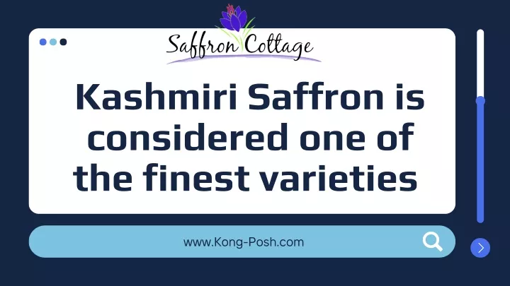 kashmiri saffron is considered one of the finest