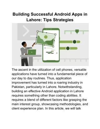 Building Successful Android Apps in Lahore_ Tips Strategies