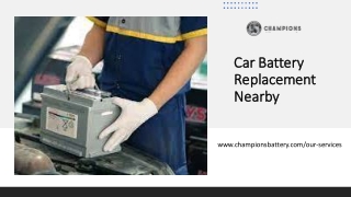 car battery replacement nearby pdf