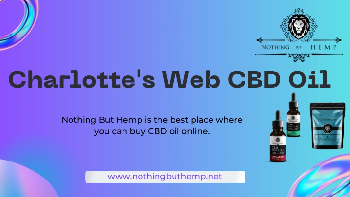 charlotte s web cbd oil nothing but hemp