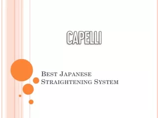 Best Japanese Straightening System