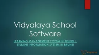 vidyalaya school software