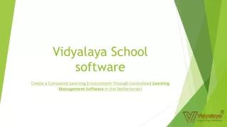 vidyalaya school software
