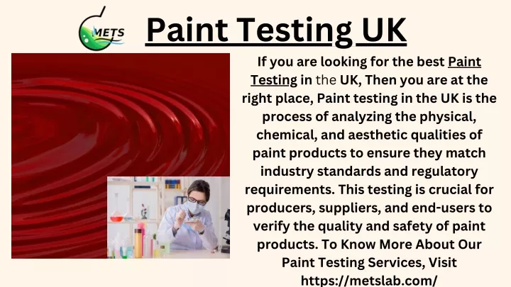 paint testing uk if you are looking for the best