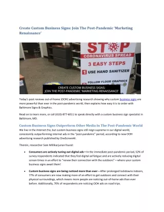 create custom business signs join the post