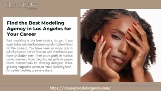 Find the Best Modeling Agency in Los Angeles for Your Career