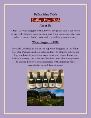 Best Wine Blogger