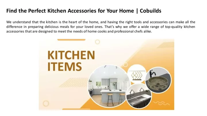 find the perfect kitchen accessories for your