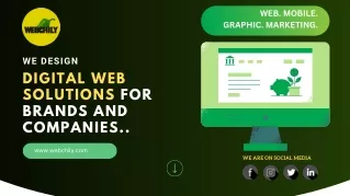 We Design Digital Web Solutions For Brands And Companies.