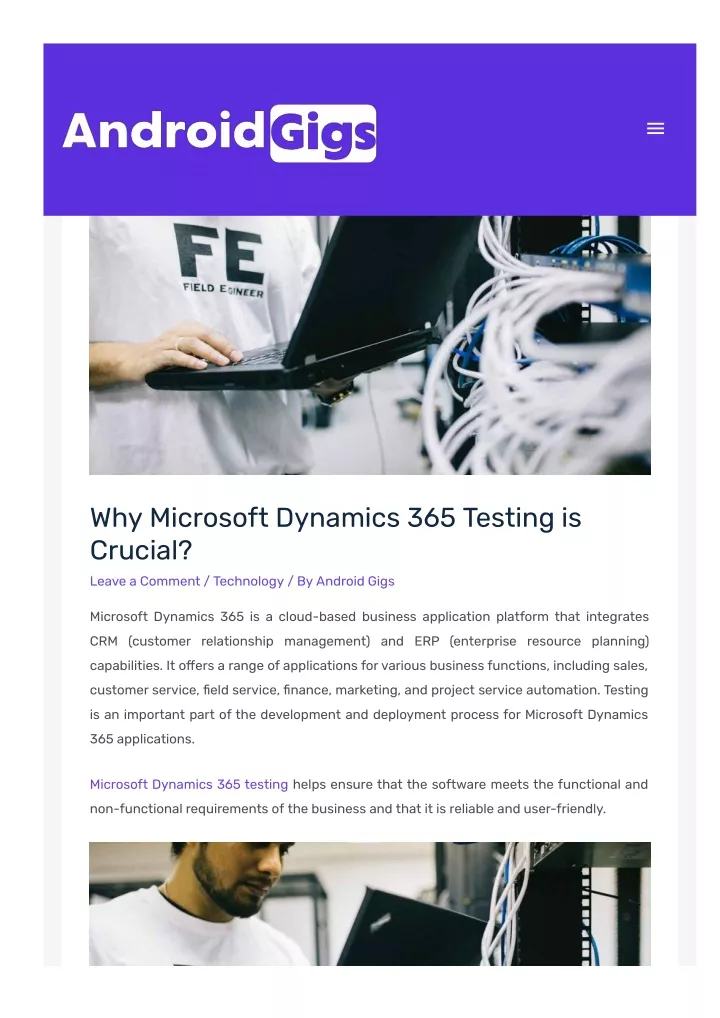 home technology why microsoft dynamics