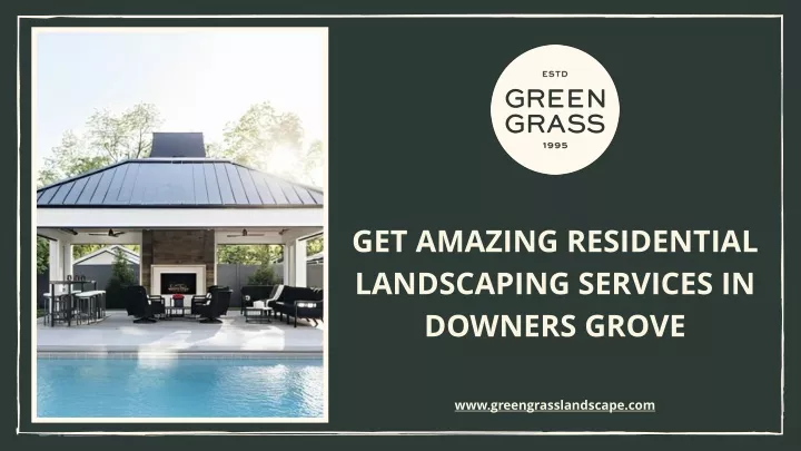 get amazing residential landscaping services