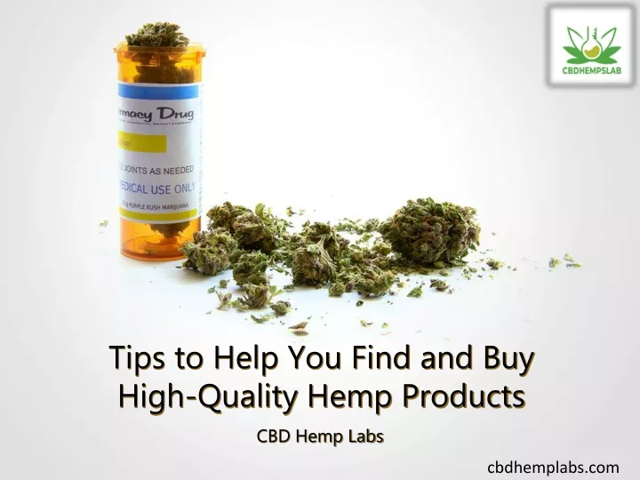 tips to help you find and buy high quality hemp