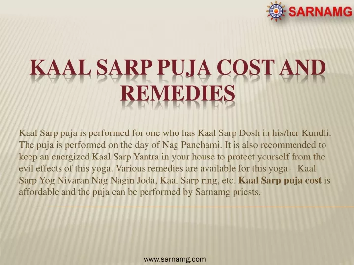 kaal sarp puja cost and remedies kaal sarp puja