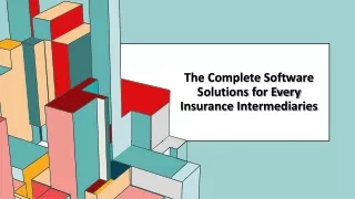 The Complete Software Solutions for Every Insurance Intermediaries