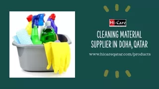 cleaning material suppliers doha,qatar
