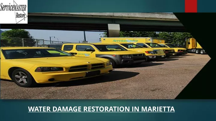 water damage restoration in marietta