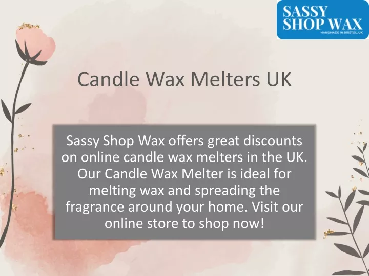 candle wax melters uk