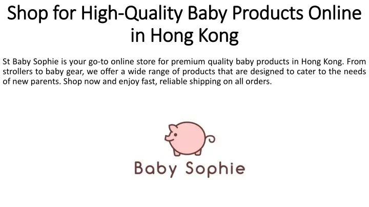 shop for high quality baby products online in hong kong
