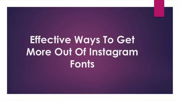 effective ways to get more out of instagram fonts