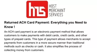 returned ach card payment everything you need