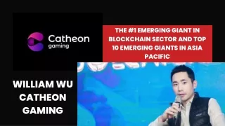 Top 10 Asia-Pacific Emerging Giants - William Wu Catheon Gaming #1 in Blockchain Sector