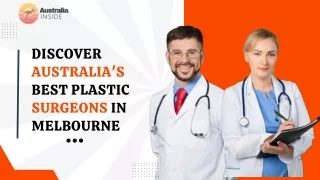 Discover Australia's Best Plastic Surgeons in Melbourne