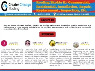 Greater Chicago Roofing - Skokie
