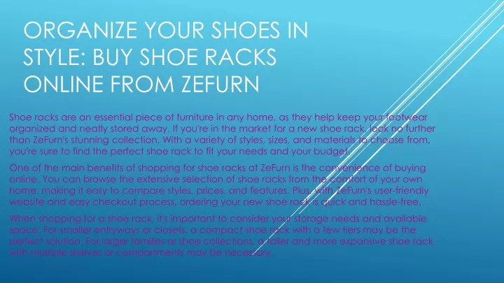 organize your shoes in style buy shoe racks online from zefurn