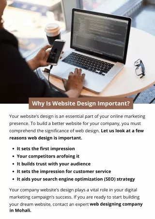 why is website design important