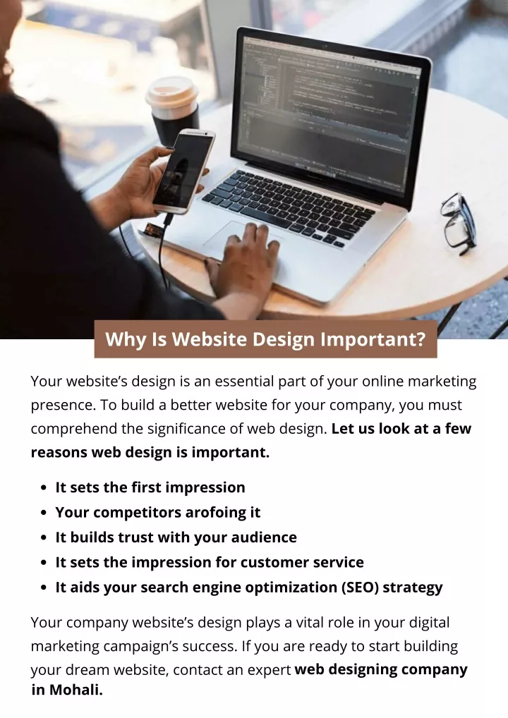 why is website design important