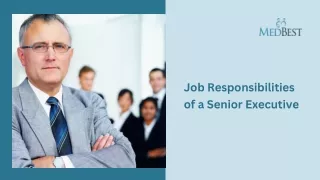Job Responsibilities of a Senior Living Executive