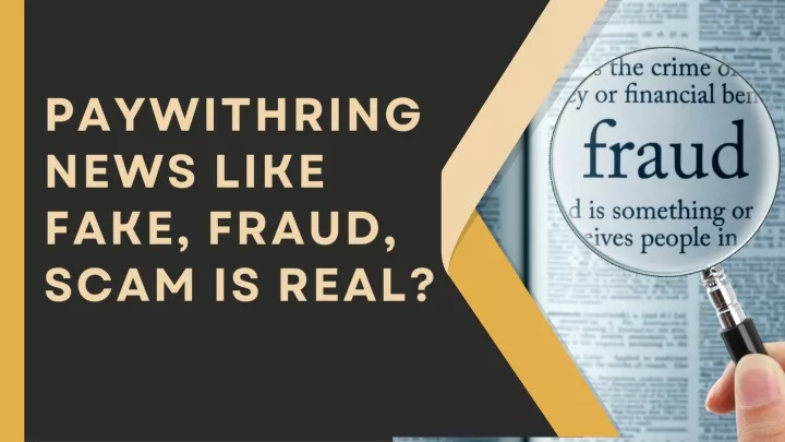 paywithring news like fake fraud scam is real