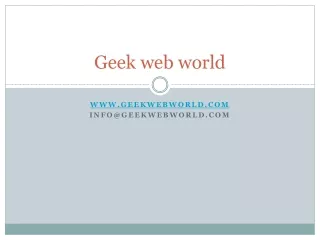 geek web world