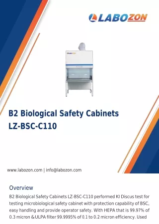 b2 biological safety cabinets lz bsc c110