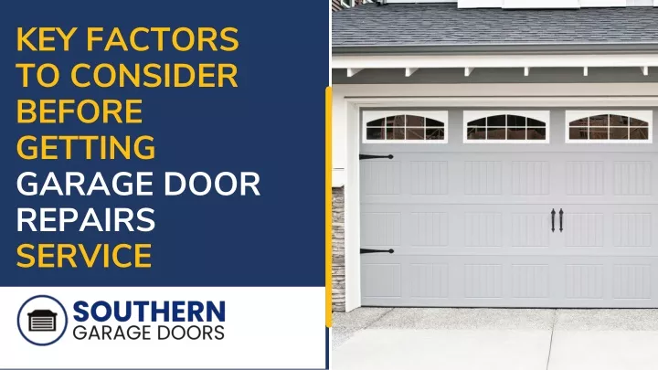 key factors to consider before getting garage