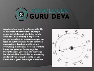 Best astrologer in  victoria bc | Astrogurudeva
