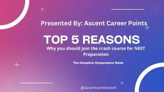 Top 5 Reasons Why You Should Join Crash Course