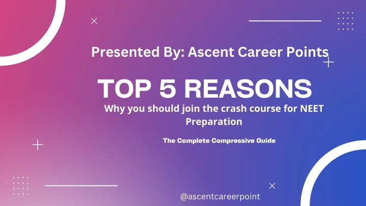 presented by ascent career points