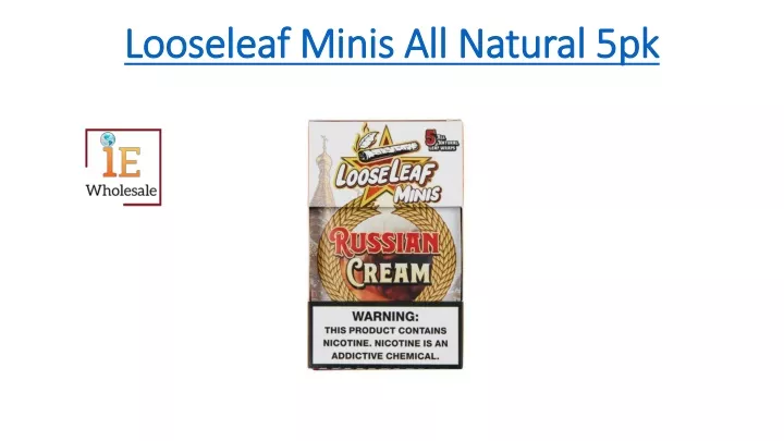 looseleaf minis all natural 5pk
