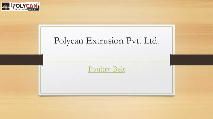 polycan extrusion pvt ltd