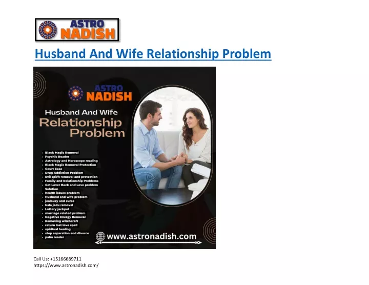 husband and wife relationship problem