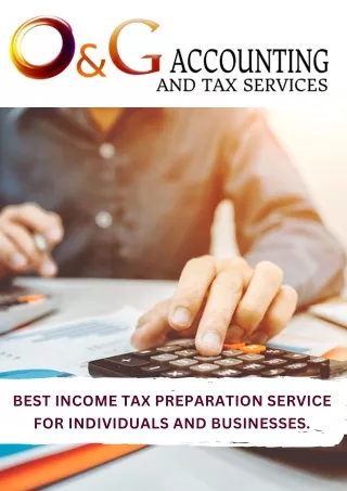 Income Tax Preparation Plantation - O&G Accounting Services