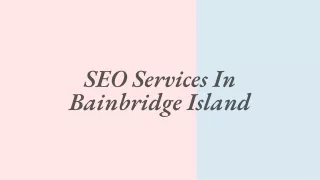 seo services in bainbridge island