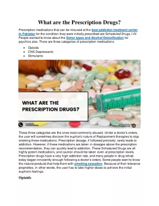 What are the Prescription Drugs