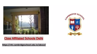 cbse affiliated schools delhi