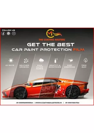Bets Paint Protection Film Coating