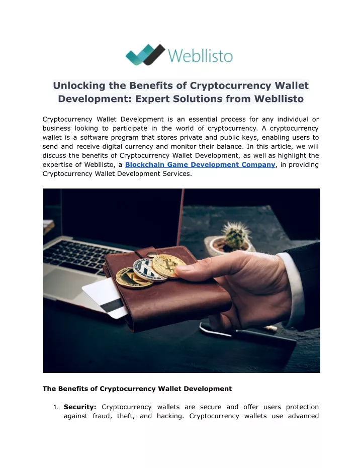 unlocking the benefits of cryptocurrency wallet